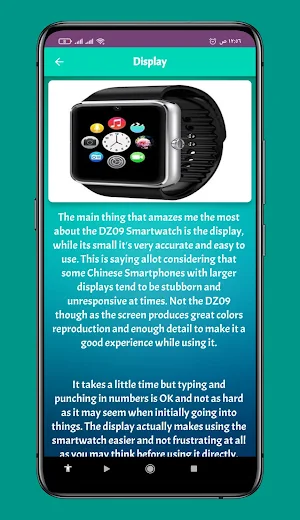 DZ09 Smart Watch Guide Screenshot 3