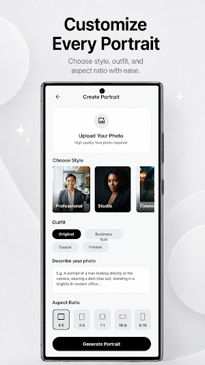AI Portrait & Mockup Studio Screenshot 1