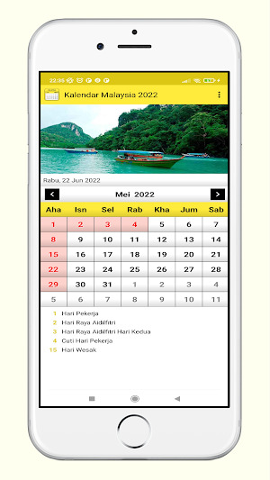 Kalendar Malaysia 2022 Screenshot 1