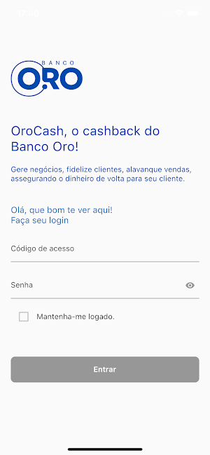 OroCash Screenshot 1