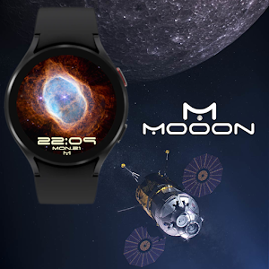 Mooon Digital Watch Face Screenshot 0