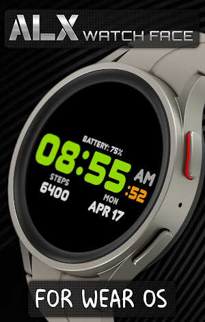 ALX01 Digital Color Watch Face Screenshot 2