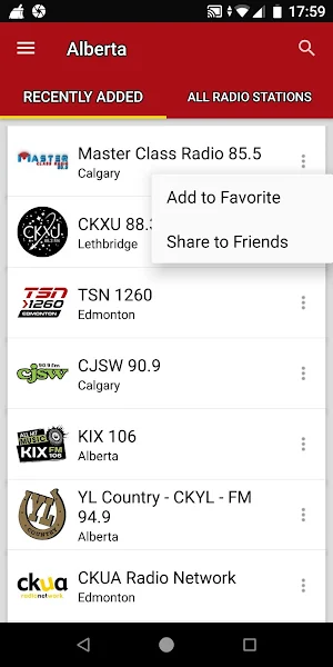 Alberta Radio Stations - Canada Screenshot 1
