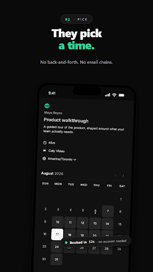 Caly - AI Meeting Scheduler Screenshot 1