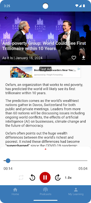 VOA Podcasts Screenshot 2
