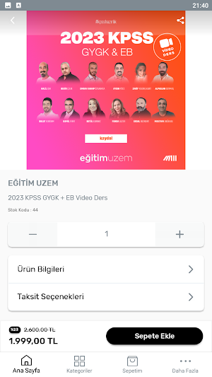 Eğitim Uzem Screenshot 2