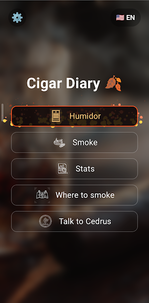Cigar Diary & AI Sommelier Screenshot 0
