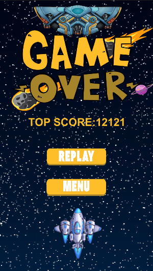 Space galaxy plane Screenshot 1