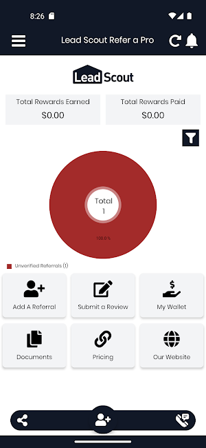 Lead Scout Refer a Pro Screenshot 2