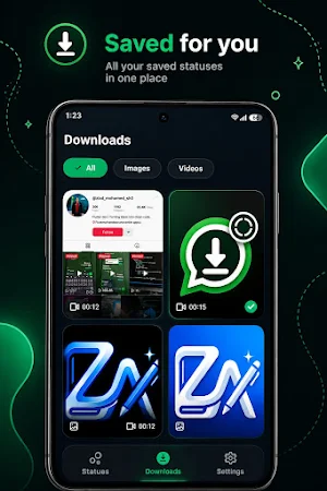 ZA Status Saver - Save & Share Screenshot 1