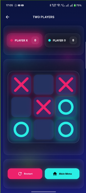 Tic-Tac-Toe Glow Screenshot 1