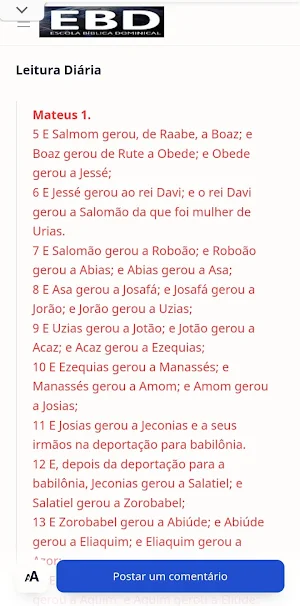 DIARIO DA EBD Screenshot 0