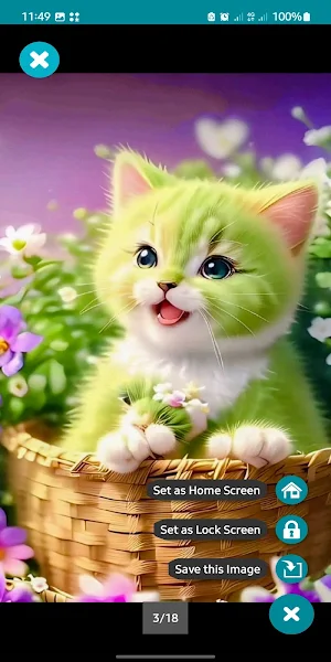 Cute Cat Wallpaper Cartoon Screenshot 2