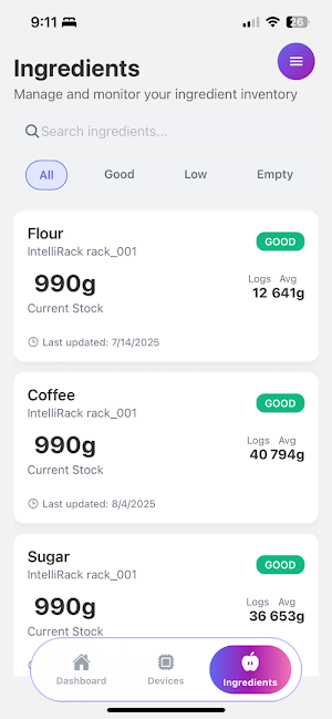 IntelliRack Screenshot 3