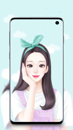 Cute Laurra Girl Wallpaper Screenshot 1