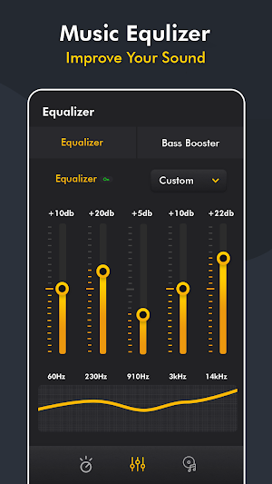 Bass Booster & sound Equalizer Screenshot 2