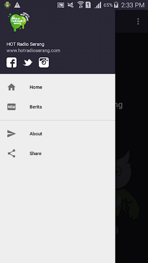 Digital Radio Serang Screenshot 1