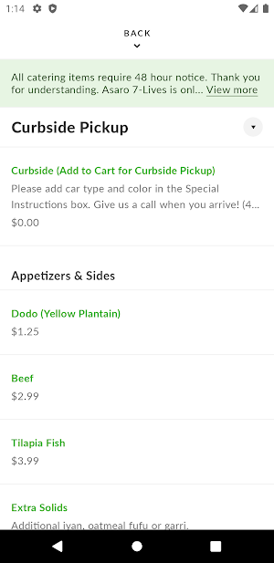 Toyin Takeout GA Screenshot 2