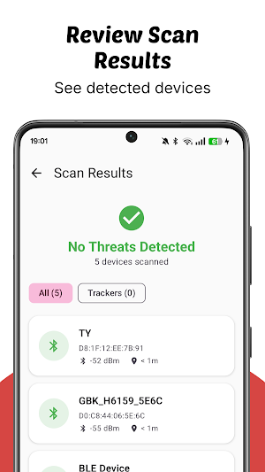 Tracker Detector Screenshot 1