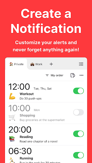 NoticeMemo - Create alerts Screenshot 0