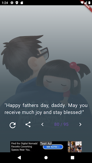 Father's Day  Quotes, Messages Screenshot 0