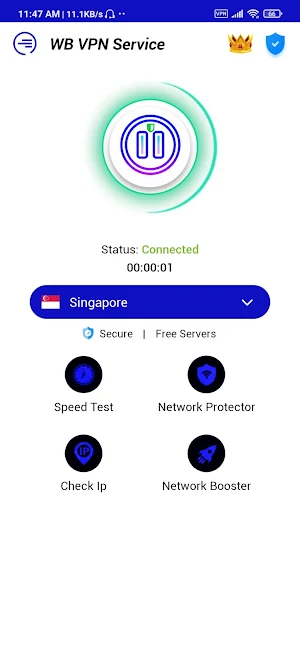 WB VPN Service Screenshot 2