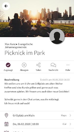 Evangelische Johannesgemeinde Screenshot 2