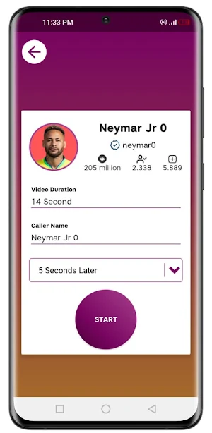 Neymar jr video call Screenshot 3