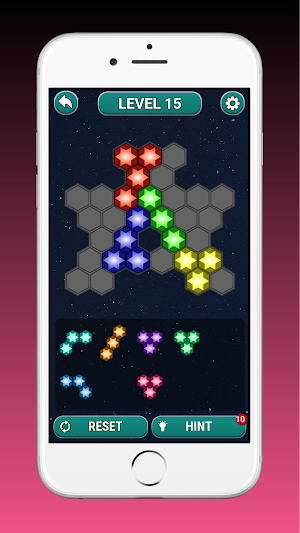 Star Glow Block Hexa Puzzle Screenshot 3