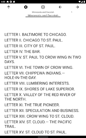 Book, Minnesota and Dacotah Screenshot 2