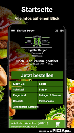 Big Star Burger Essen Screenshot 1