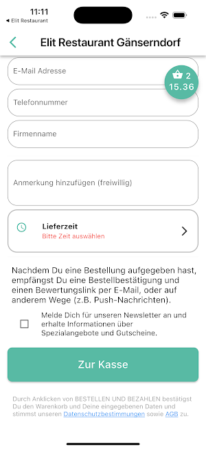 Elit Restaurant Gänserndorf Screenshot 3