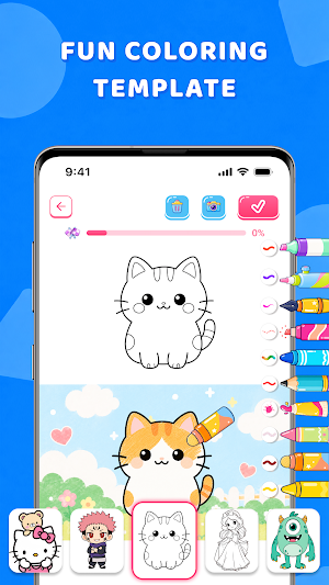 Artoon - Learn to draw & color Screenshot 1