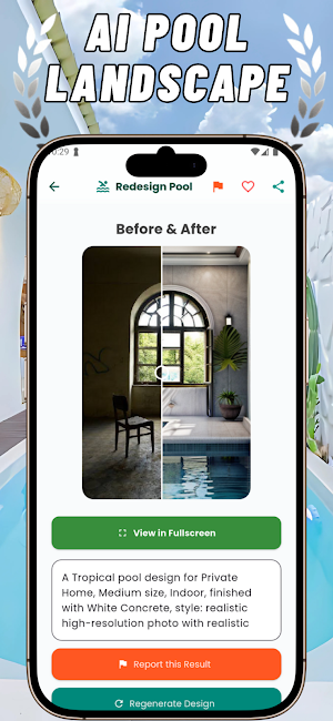 AI Pool Design - Landscape AI Screenshot 2