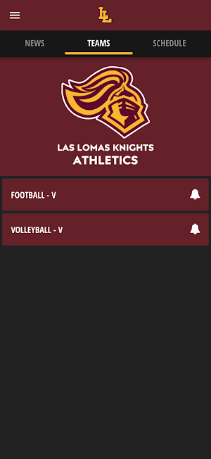 Las Lomas Knights Athletics Screenshot 3