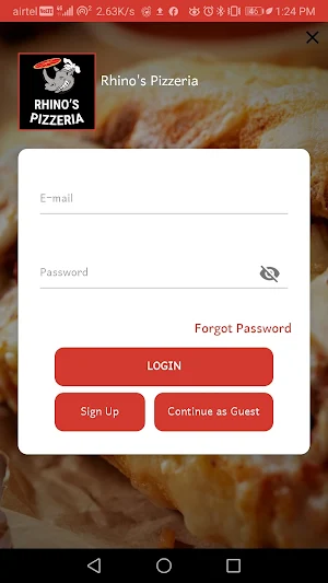 Rhino's Pizzeria Screenshot 0