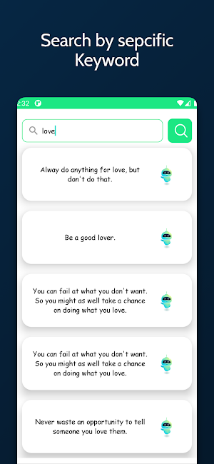 Daily Quotes app Screenshot 2