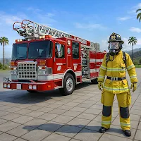 Firefighter Rescue Sim Game 3D
