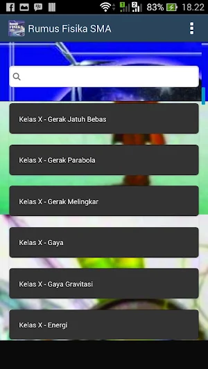 Rumus Fisika SMA Screenshot 3