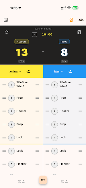 Count Rugby: Score Tracker Screenshot 0