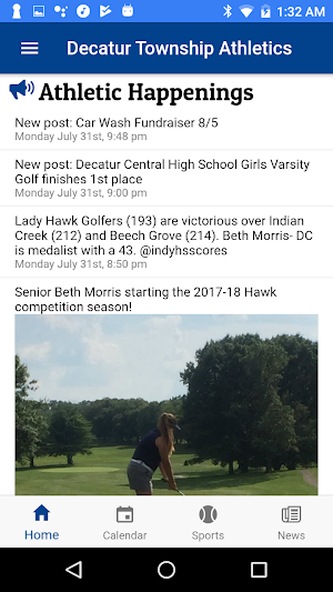 Decatur Central HS Athletics - Decatur Township Screenshot 0