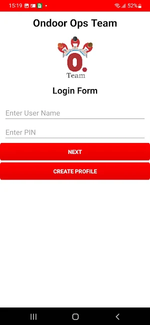 O-Team app Screenshot 0