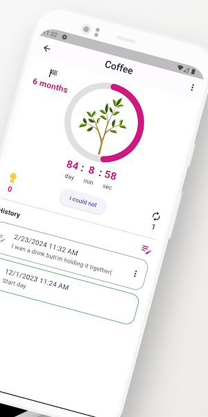Bad Habit Break Tracker Screenshot 1