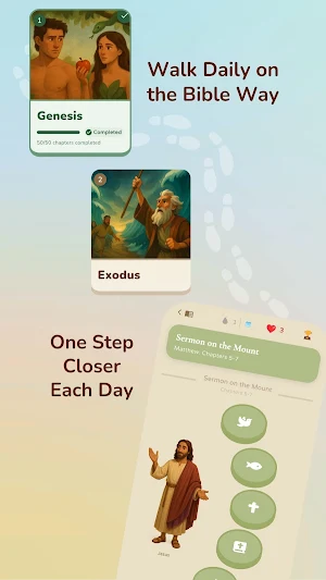 Bible Way: Daily Study & Quiz Screenshot 2