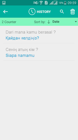 Kazakh Indonesian Translator Screenshot 3