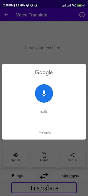 Bangla To Malagasy Translator Screenshot 3