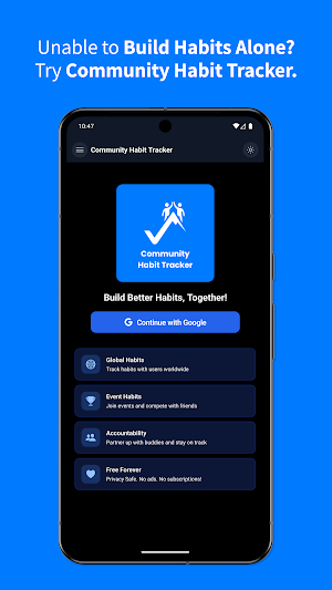 Community Habit Tracker Screenshot 0