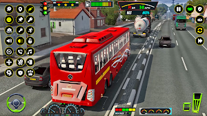 Coach Bus: US Driving Bus Game Screenshot 1