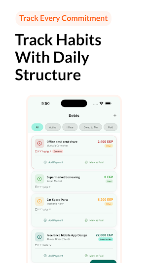 Commitly: Bills & Debt Tracker Screenshot 2