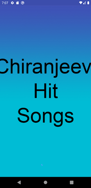 Chiranjeevi Hit Songs Screenshot 0